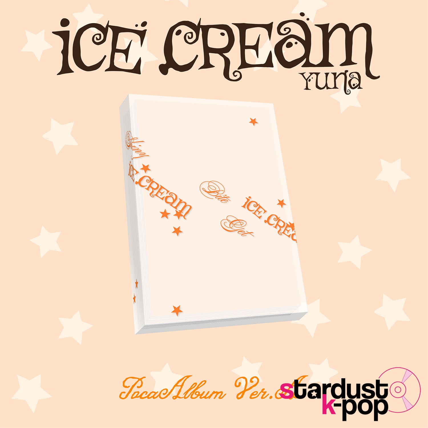 ITZY YUNA ICE CREAM POCAALBUM COVER A STARDUST KPOP SHOP