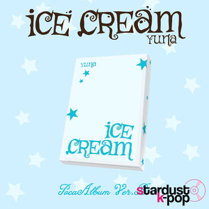 ITZY YUNA ICE CREAM POCAALBUM COVER B STARDUST KPOP SHOP