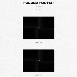 Tempest 1st Mini Album It's Me, It's We folded poster