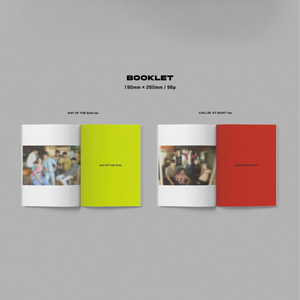SF9 The Wave Of9 11th Mini Album Ray Of The Sun version, Chillin' At Night version booklet