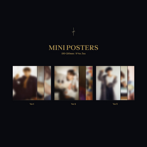 Wonho Obsession 1st Single Album version I, II, III mini poster