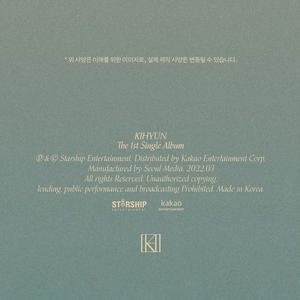 Kihyun Voyager 1st Single Album Jewel Case version