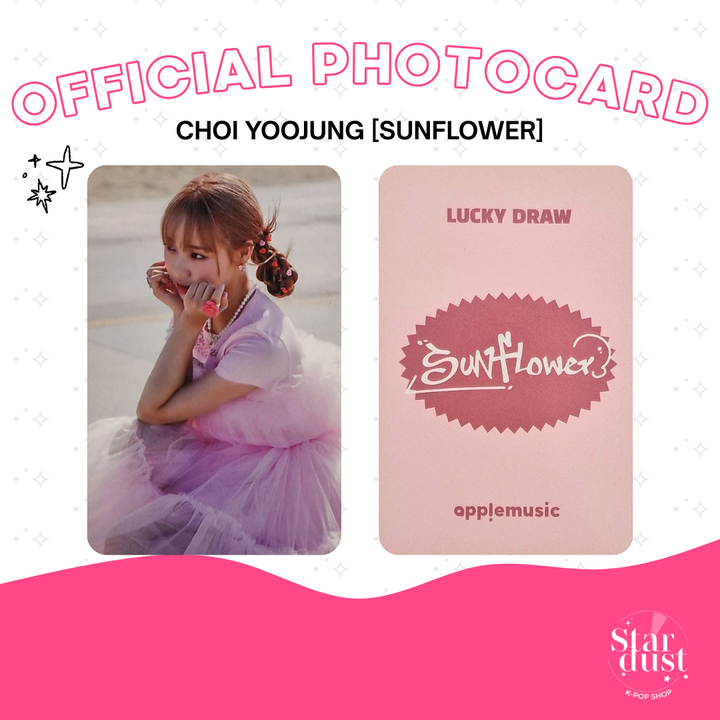 [PHOTOCARD] CHOI YOOJUNG - SUNFLOWER [Set B] - Stardust K-pop Shop