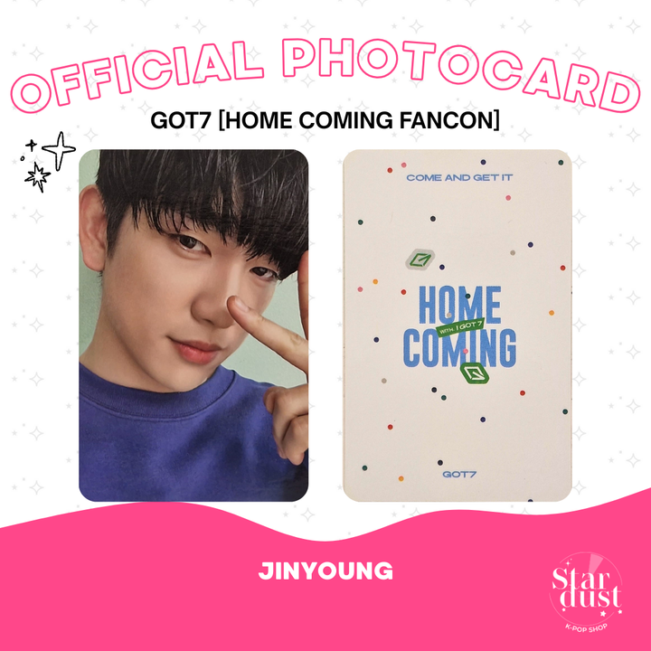 [PHOTOCARD] GOT7 - HOME COMING FANCON [Set A] - Stardust K-pop Shop