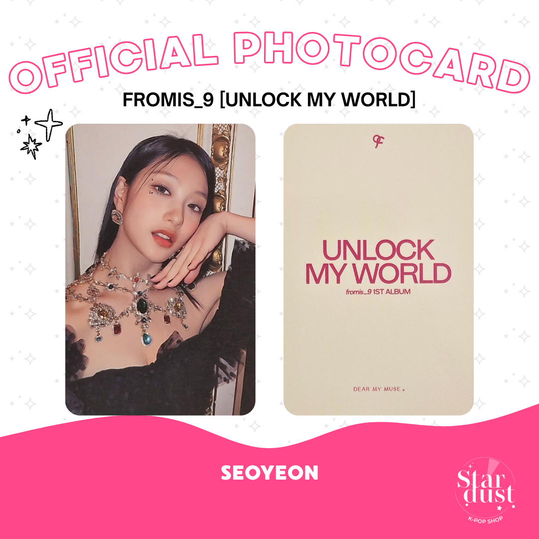 [PHOTOCARD] FROMIS_9 - UNLOCK MY WORLD [Dear My Muse] - Stardust K-pop Shop