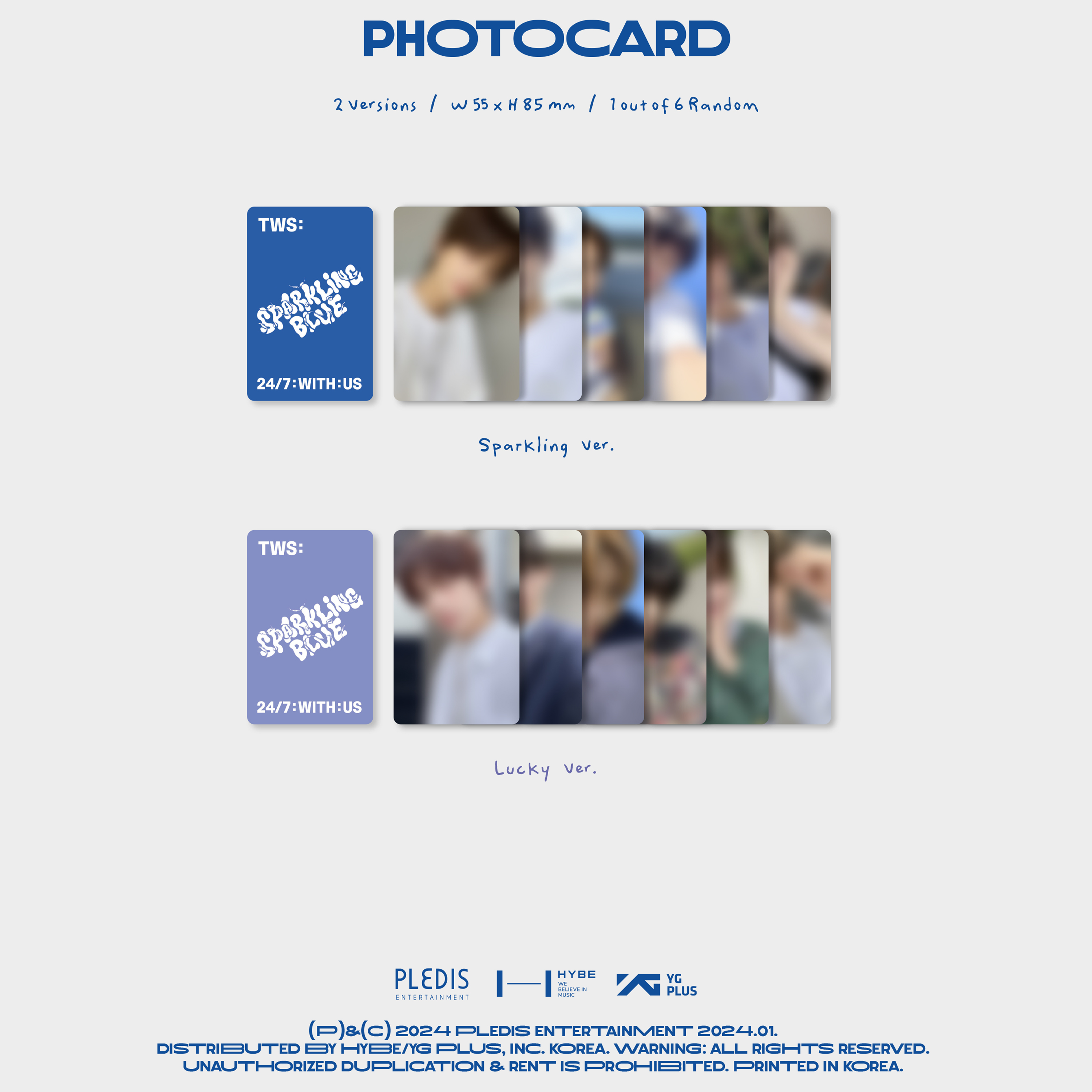 TWS - SPARKLING BLUE [1st Mini Album] - Stardust K-pop Shop