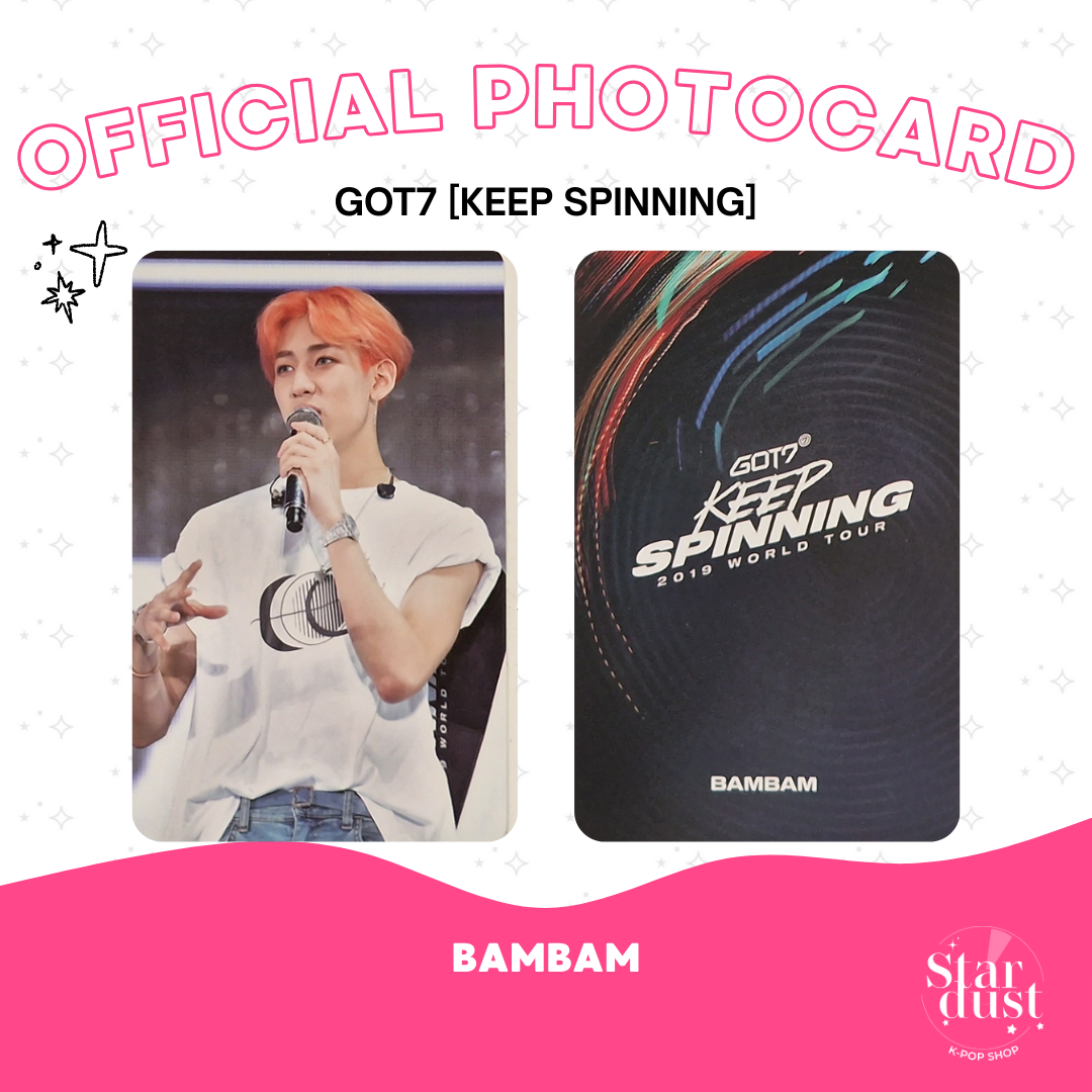 [PHOTOCARD] GOT7 - KEEP SPINNING - Stardust K-pop Shop