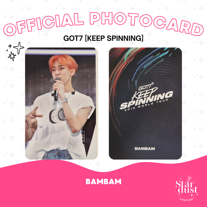 [PHOTOCARD] GOT7 - KEEP SPINNING - Stardust K-pop Shop