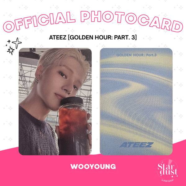 [PHOTOCARD] ATEEZ (WOOYOUNG) - GOLDEN HOUR: PART. 3