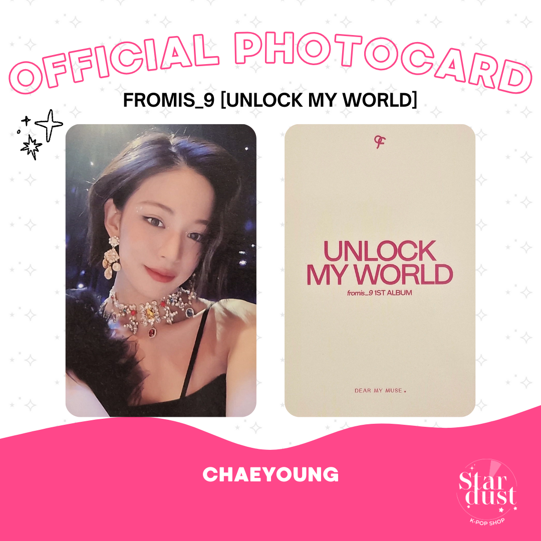 [PHOTOCARD] FROMIS_9 - UNLOCK MY WORLD [Dear My Muse] - Stardust K-pop Shop