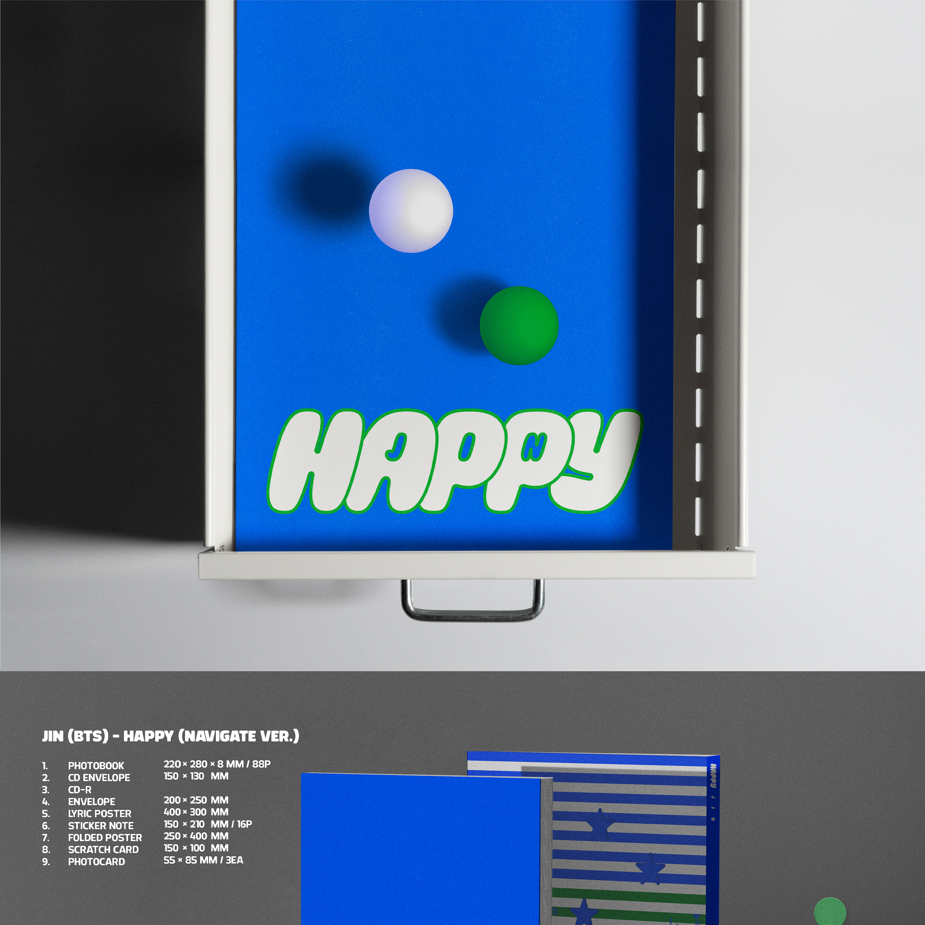 JIN - HAPPY - Stardust K-pop Shop