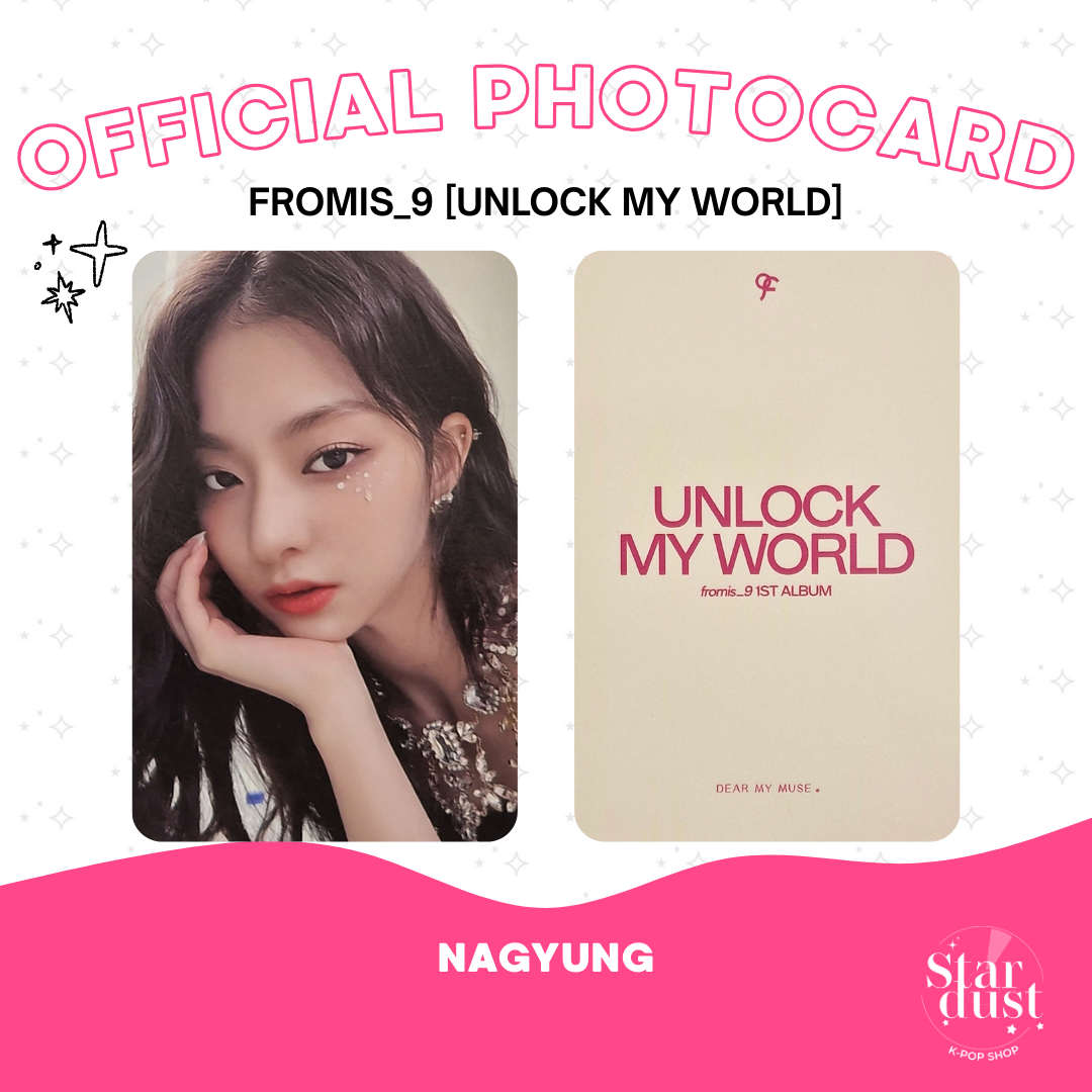 [PHOTOCARD] FROMIS_9 - UNLOCK MY WORLD [Dear My Muse] - Stardust K-pop Shop