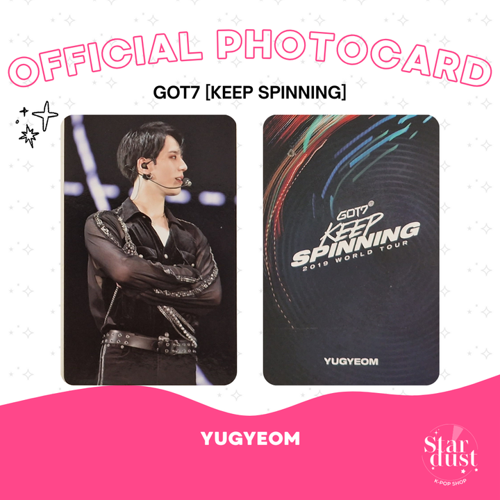 [PHOTOCARD] GOT7 - KEEP SPINNING - Stardust K-pop Shop