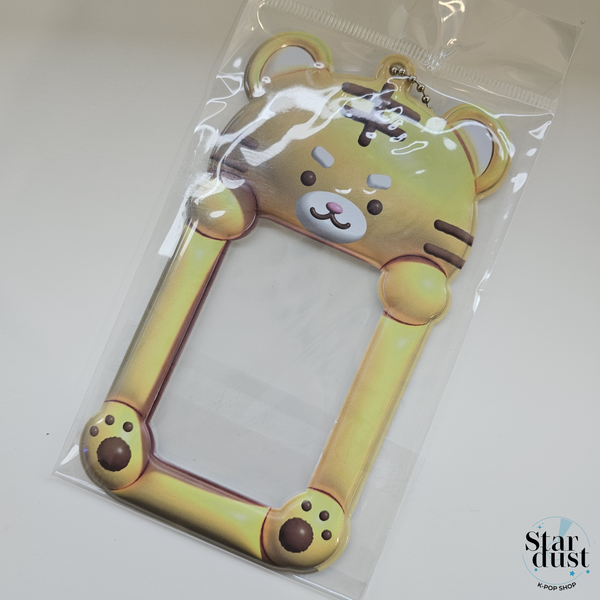 SOFT TIGER PHOTO CARD HOLDER KEYRING