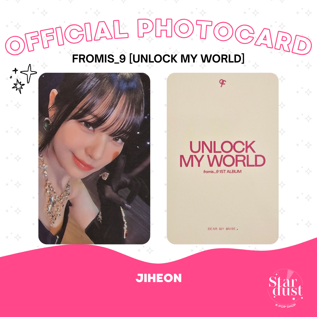 [PHOTOCARD] FROMIS_9 - UNLOCK MY WORLD [Dear My Muse] - Stardust K-pop Shop