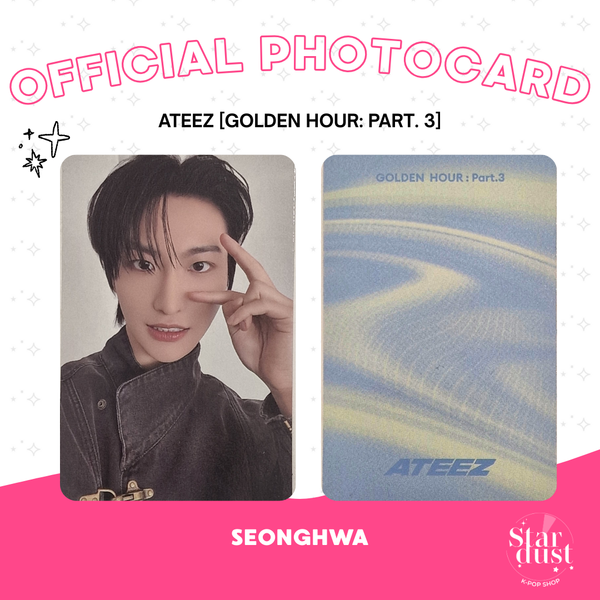[PHOTOCARD] ATEEZ (SEONGHWA) - GOLDEN HOUR: PART. 3