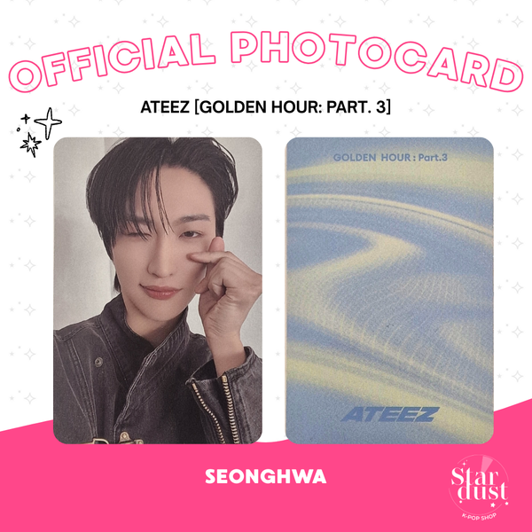 [PHOTOCARD] ATEEZ (SEONGHWA) - GOLDEN HOUR: PART. 3