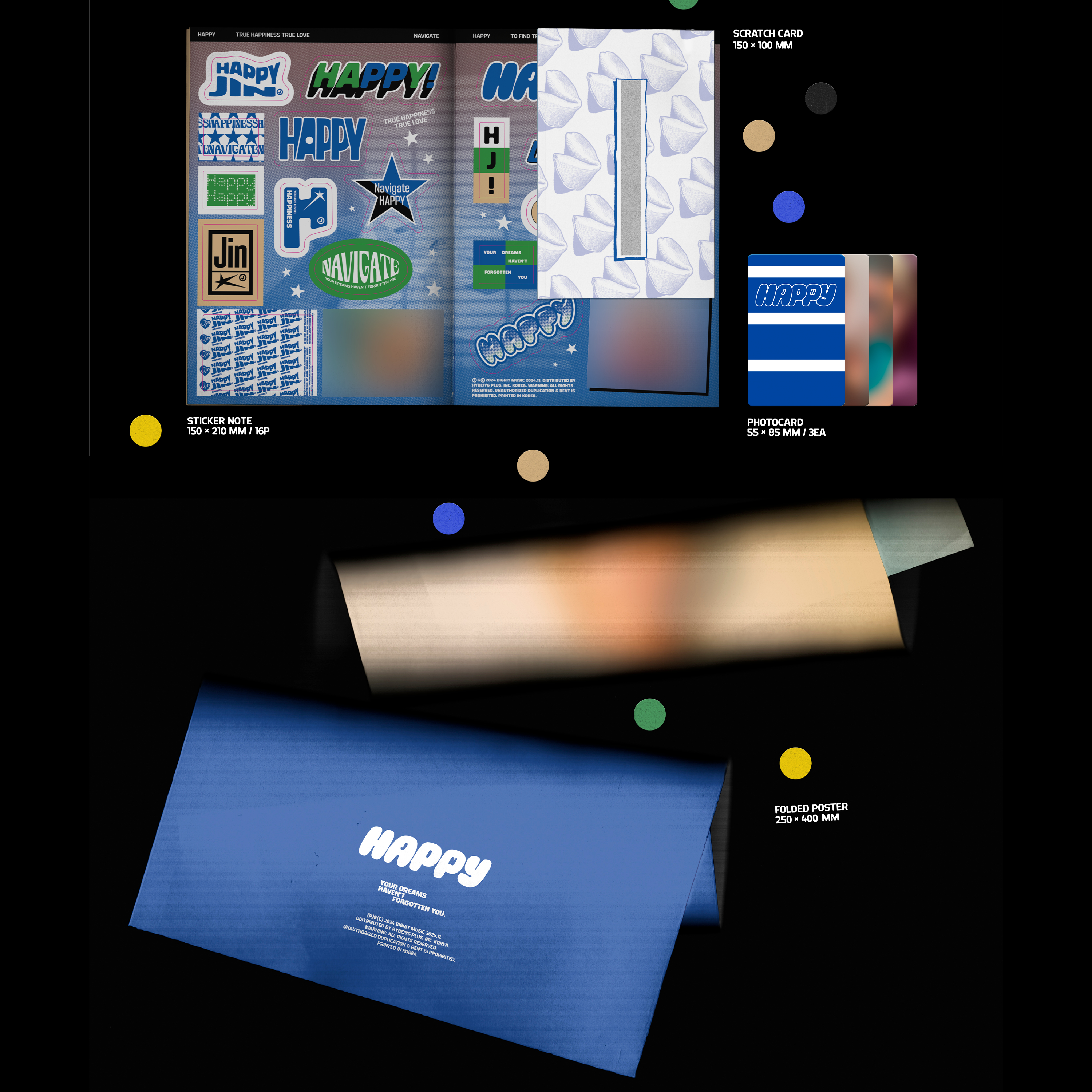JIN - HAPPY - Stardust K-pop Shop