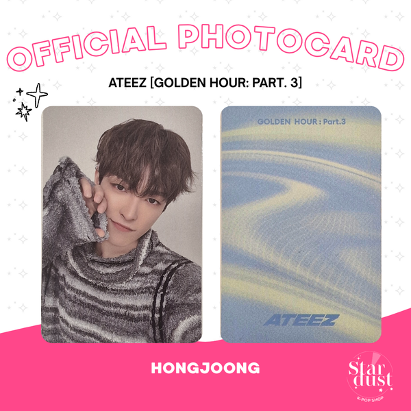 [PHOTOCARD] ATEEZ (HONGJOONG) - GOLDEN HOUR: PART. 3