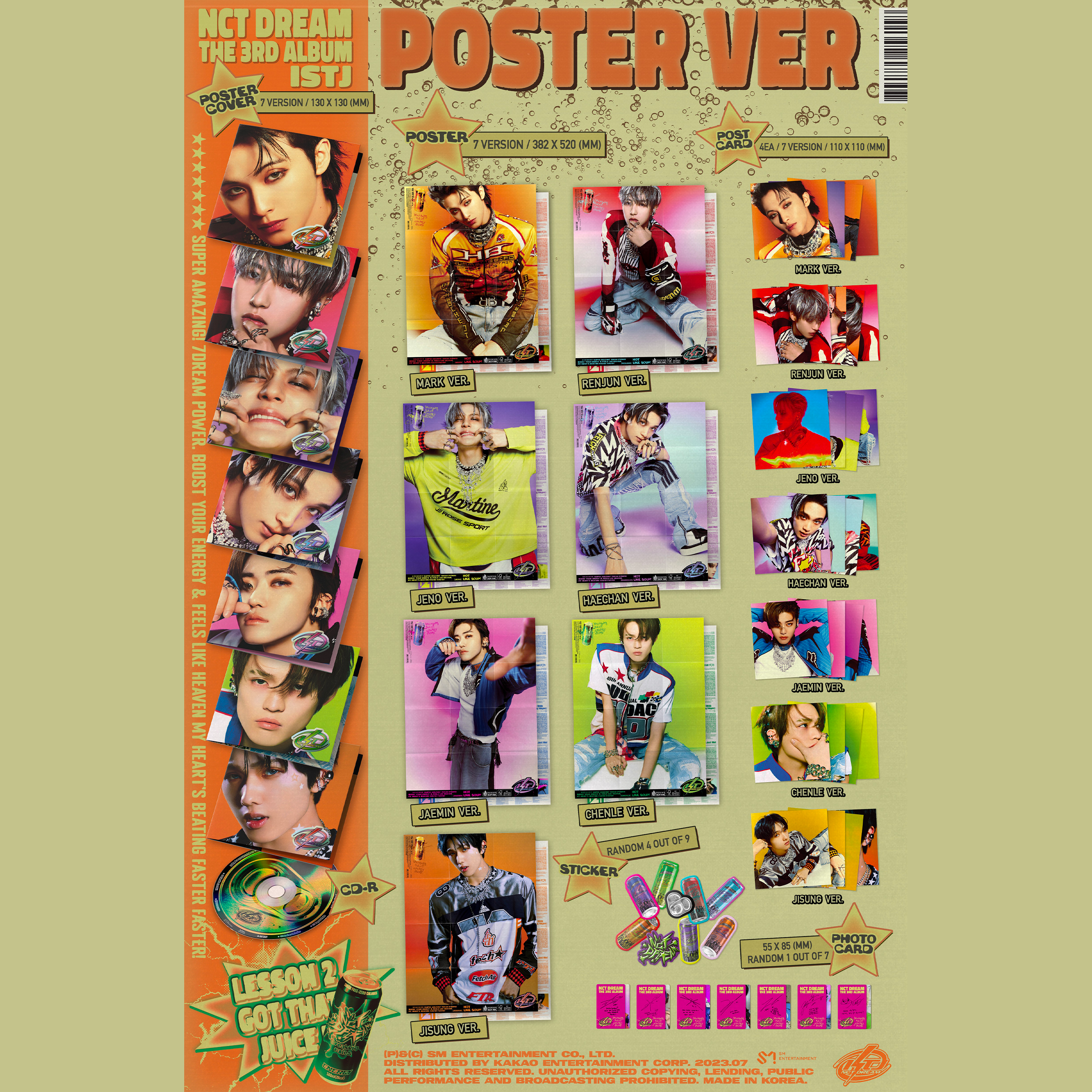 NCT DREAM - ISTJ [3rd Full Album] Poster Ver. - Stardust K-pop Shop