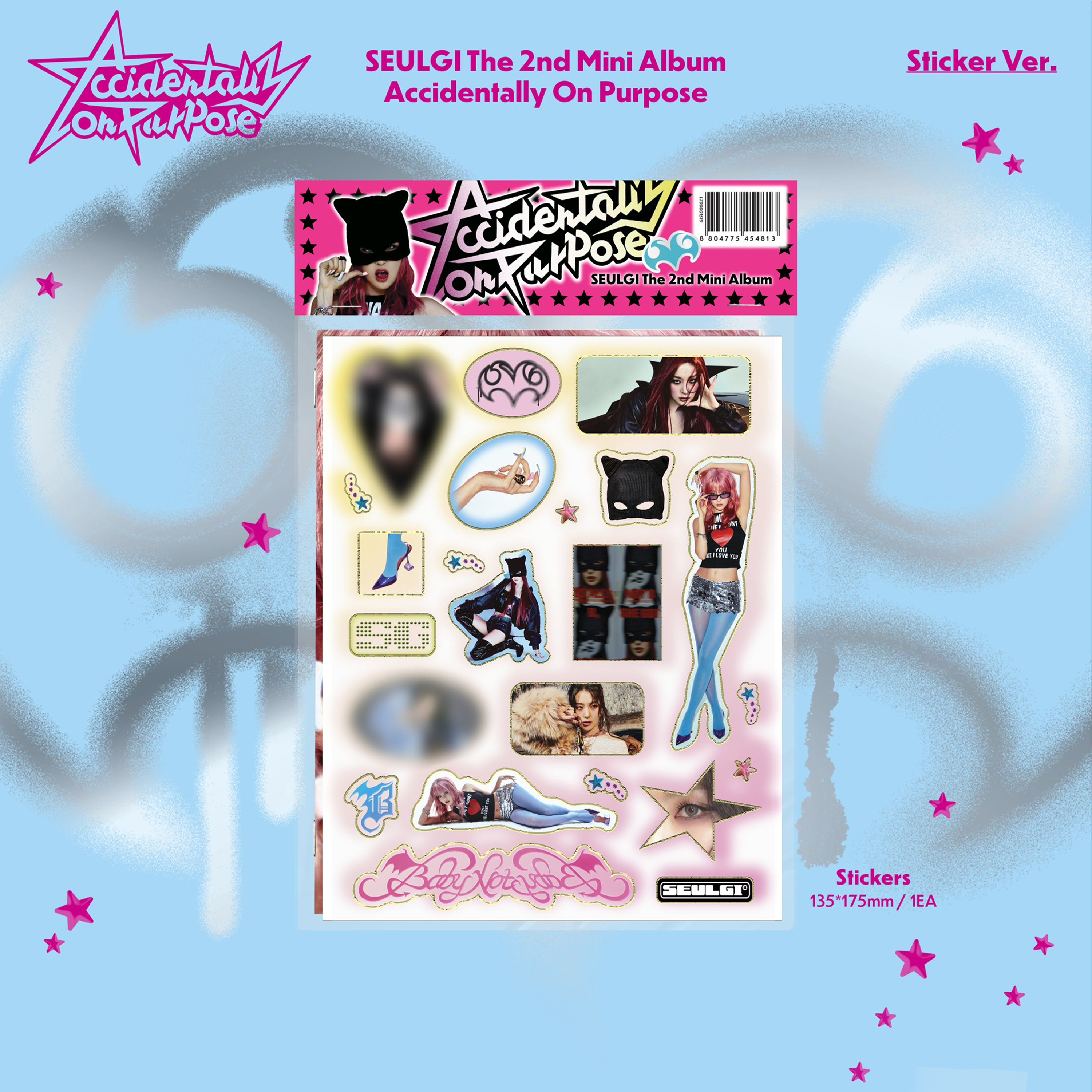 SEULGI - ACCIDENTALLY ON PURPOSE [2nd Mini Album] Sticker Ver. - Stardust K-pop Shop