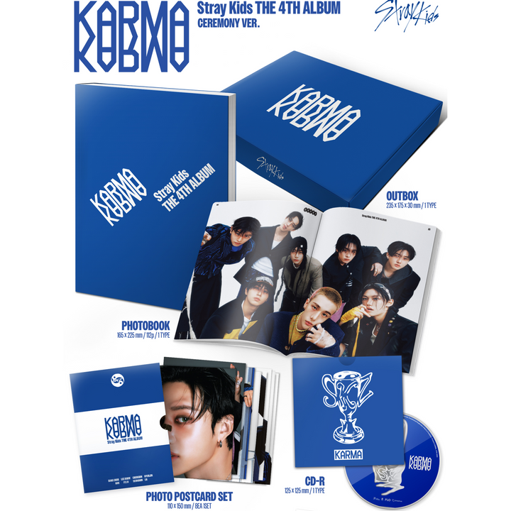 [PRE-ORDER] STRAY KIDS - KARMA [4th Album] Standard Ver. - Stardust K-pop Shop