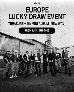 [EUROPE LUCKY DRAW EVENT] TREASURE - NEW WAV [4th Mini Album] Raw Ver.