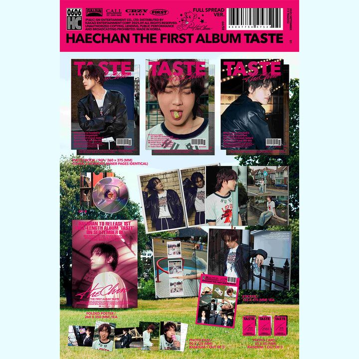 [PRE-ORDER] HAECHAN - TASTE [1st Album] Full Spread Ver. - Stardust K-pop Shop