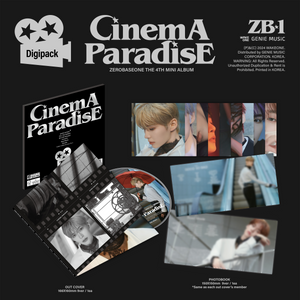 ZEROBASEONE - CINEMA PARADISE [4th Mini Album] Digipack Ver. - Stardust K-pop Shop