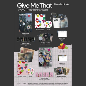 WAYV - GIVE ME THAT [5th Mini Album] Photobook Ver. - Stardust K-pop Shop