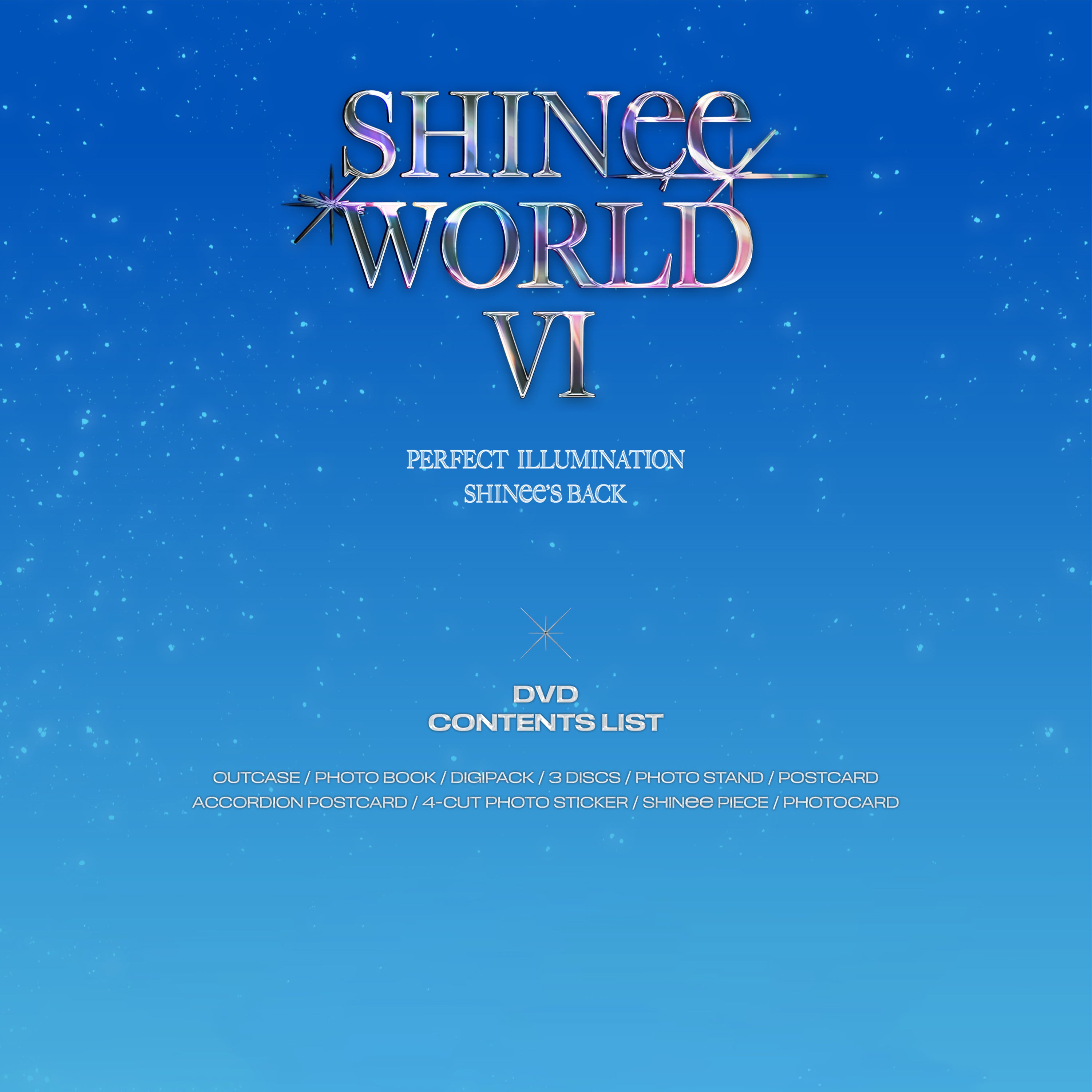 SHINee - SHINee WORLD VI [PERFECT ILLUMINATION: SHINee's Back] Key DVD - Stardust K-pop Shop