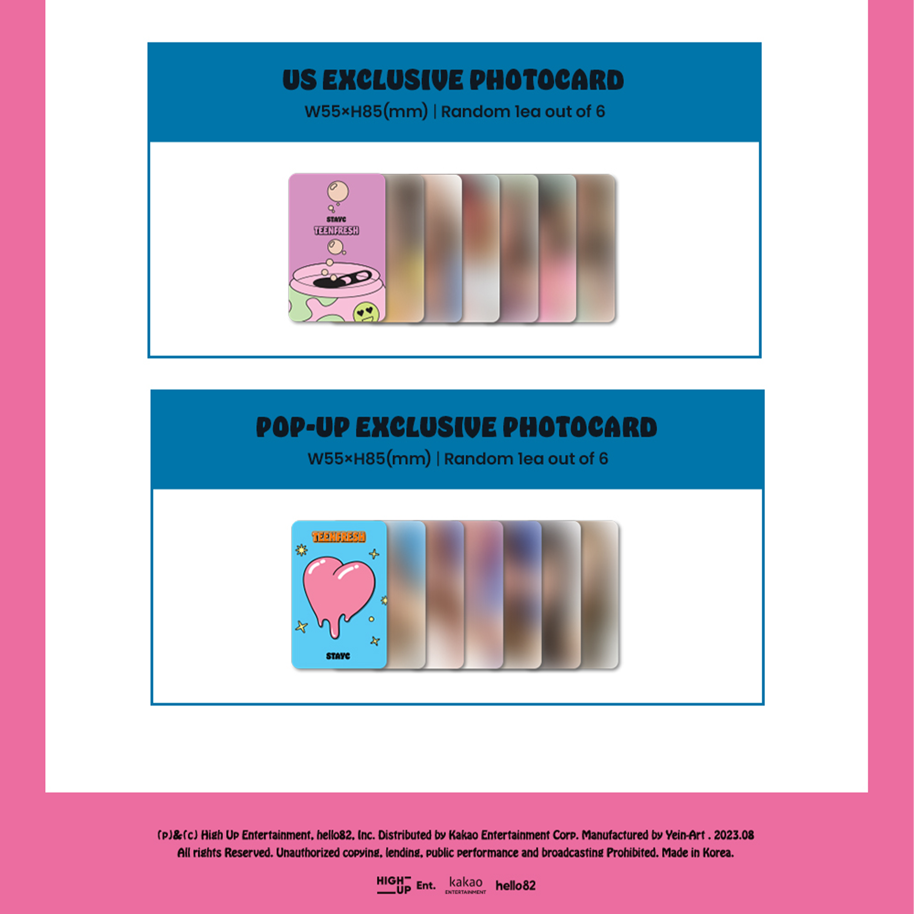 STAYC - TEENFRESH [3rd Mini Album] DIGIPACK POP-UP EXCLUSIVE - Stardust K-pop Shop