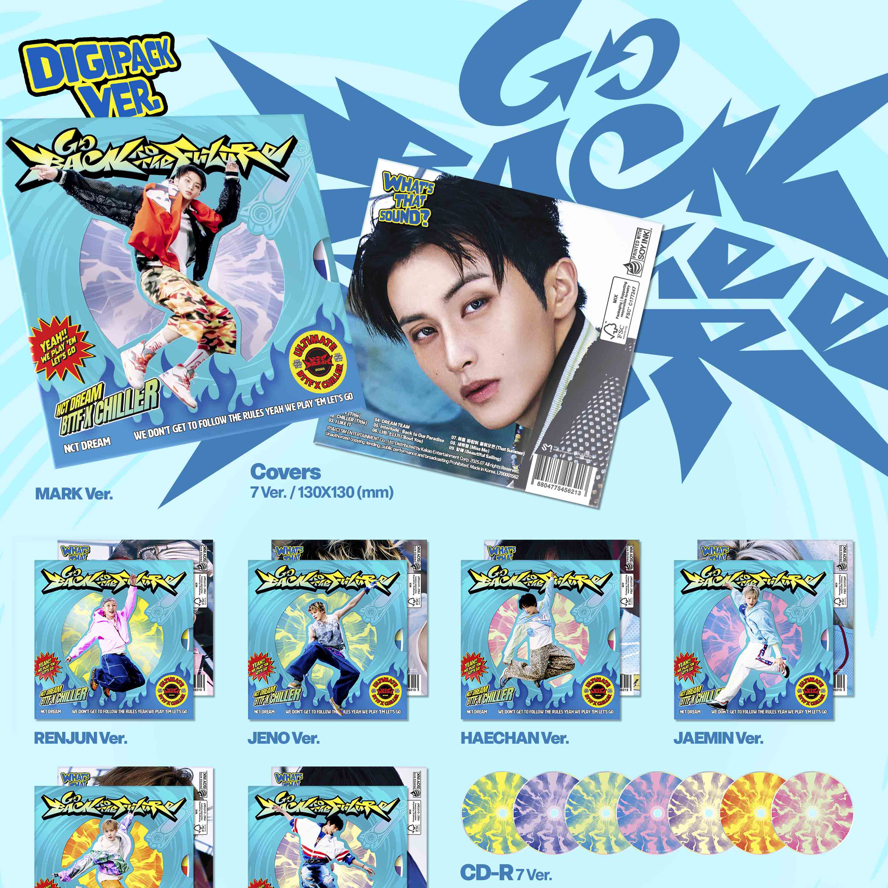 NCT DREAM - GO BACK TO THE FUTURE [Digipack Ver.] - Stardust K-pop Shop