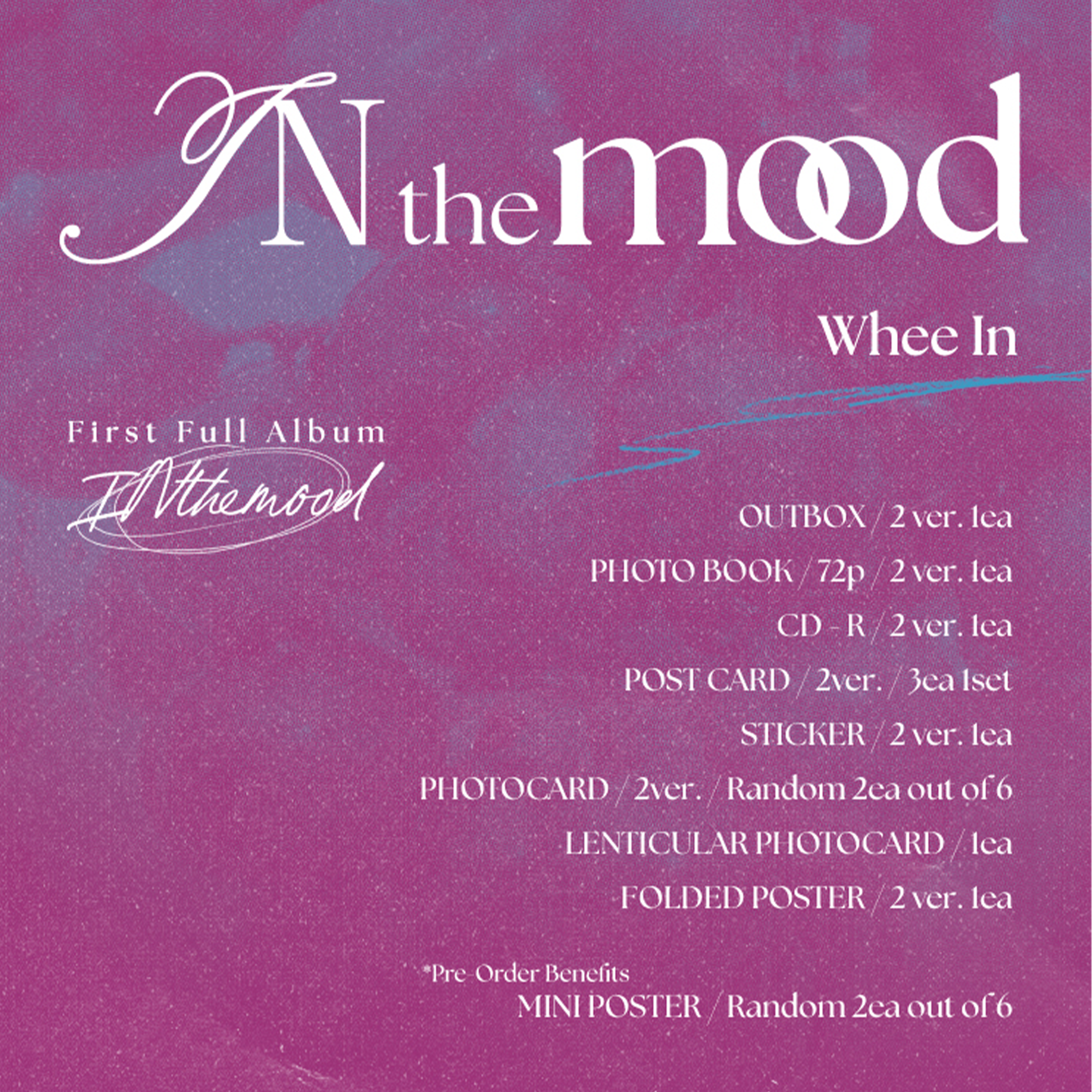 WHEEIN - IN THE MOOD [1st Full Album] - Stardust K-pop Shop