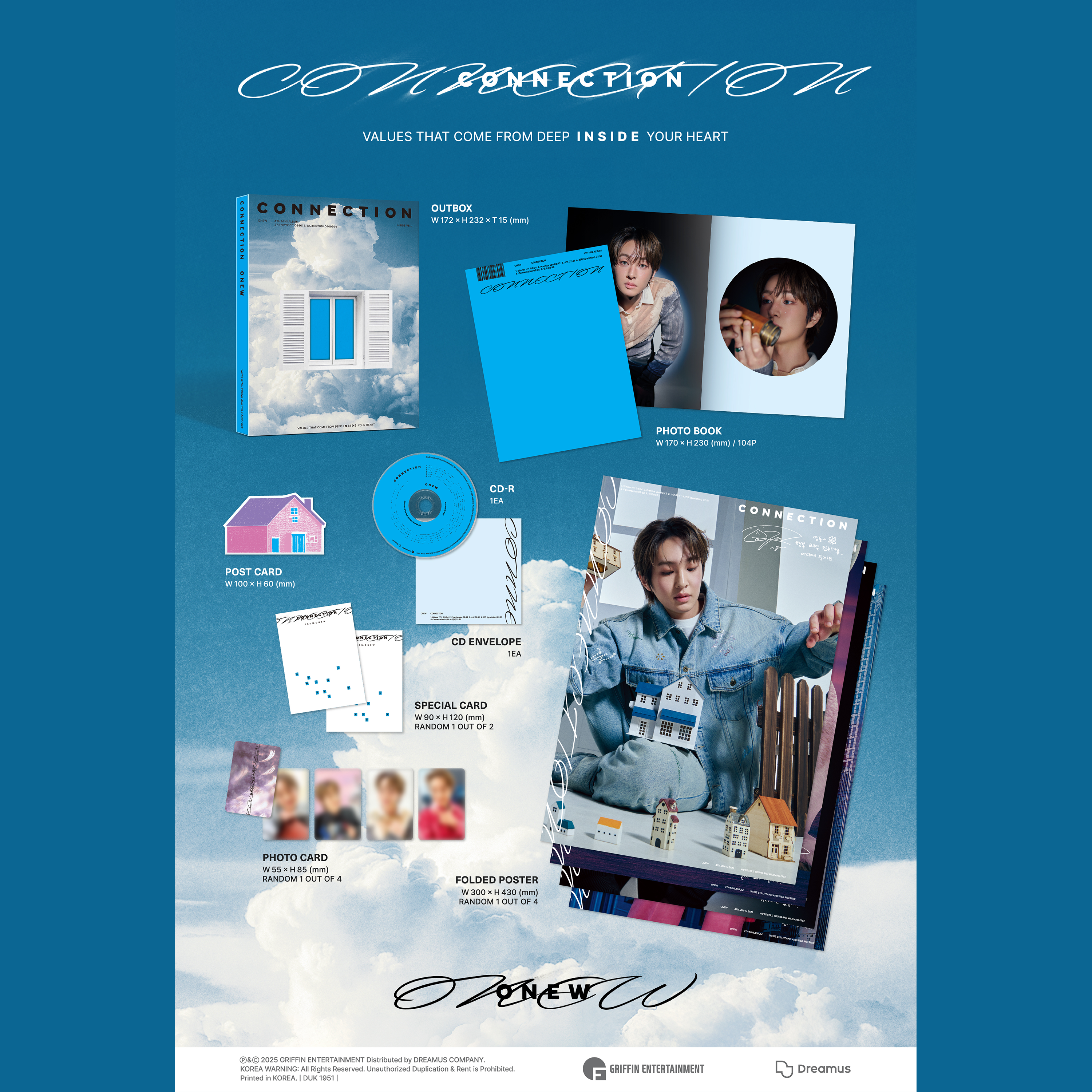 ONEW - CONNECTION [4th Mini Album] - Stardust K-pop Shop