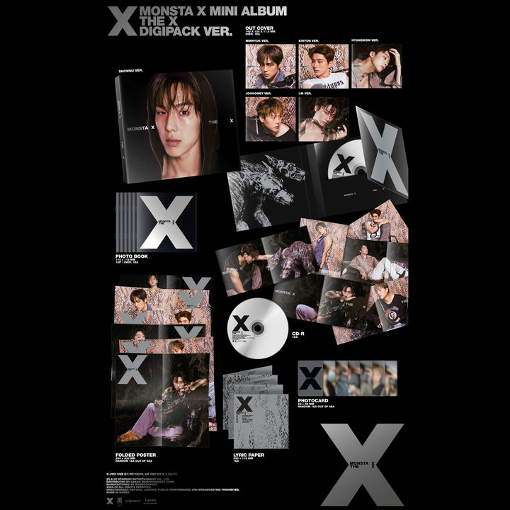 [PRE-ORDER] MONSTA X - THE X [Mini Album] Jewel Ver. (Limited Edition) - Stardust K-pop Shop