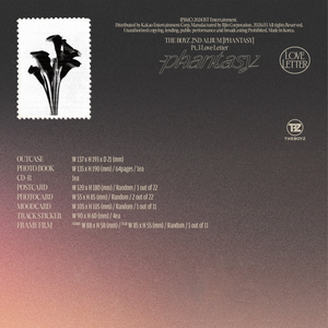 THE BOYZ - [PHANTASY] PT. 3 LOVE LETTER [2nd Full Album] - Stardust K-pop Shop