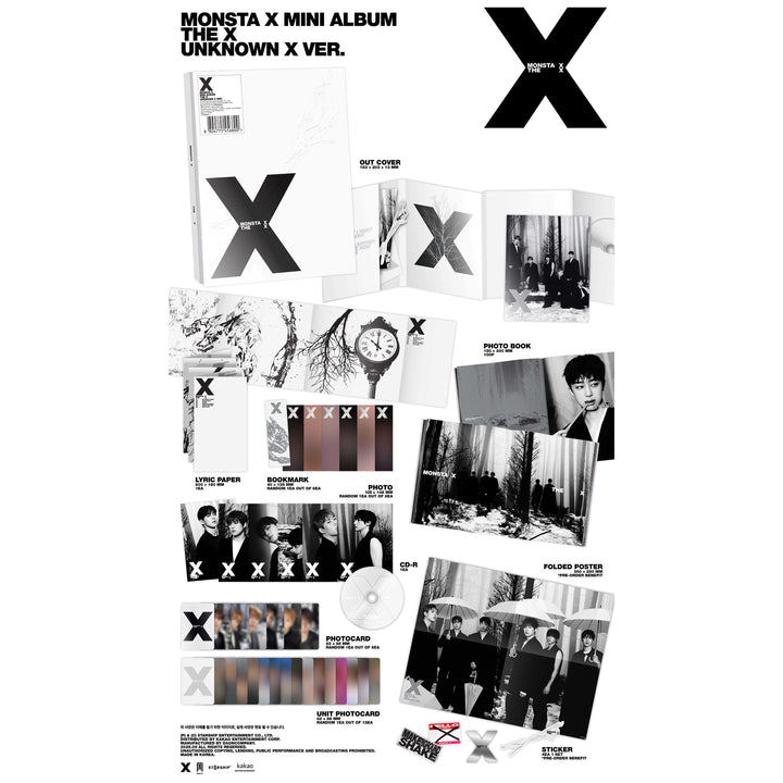 [PRE-ORDER] MONSTA X - THE X [Mini Album] Standard Ver. - Stardust K-pop Shop