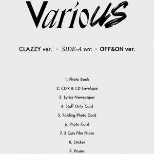 VIVIZ - VARIOUS [3rd Mini Album] - Stardust K-pop Shop