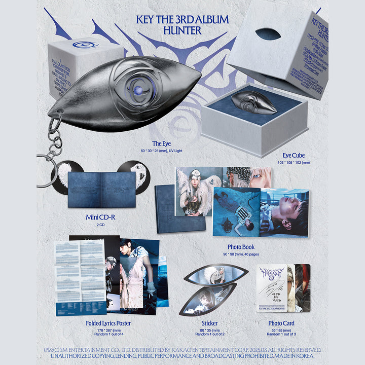 [PRE-ORDER] KEY - HUNTER [3rd Album] The Cube Ver. - Stardust K-pop Shop