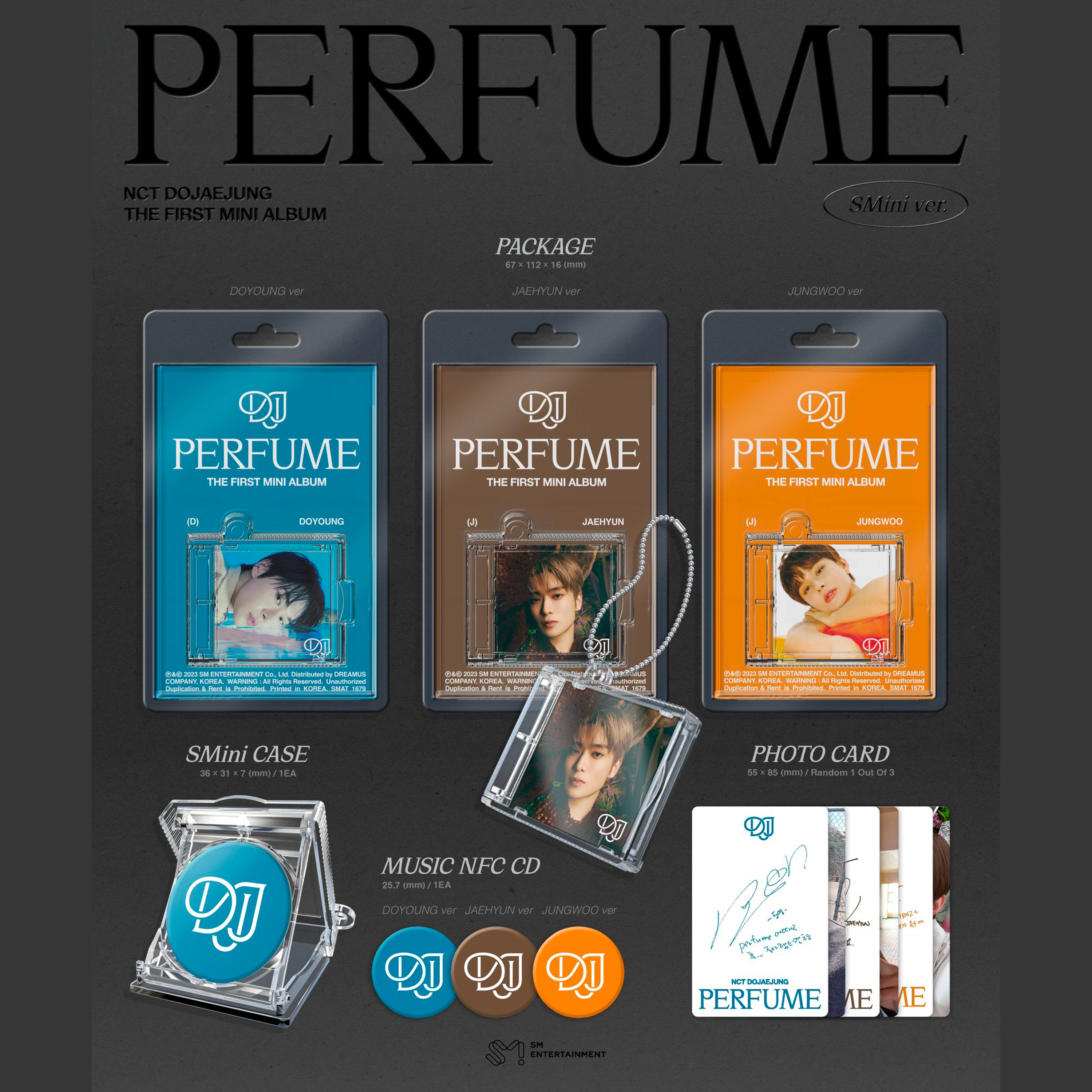 NCT DOJAEJUNG - PERFUME [1st Mini Album] SMini Ver. - Stardust K-pop Shop