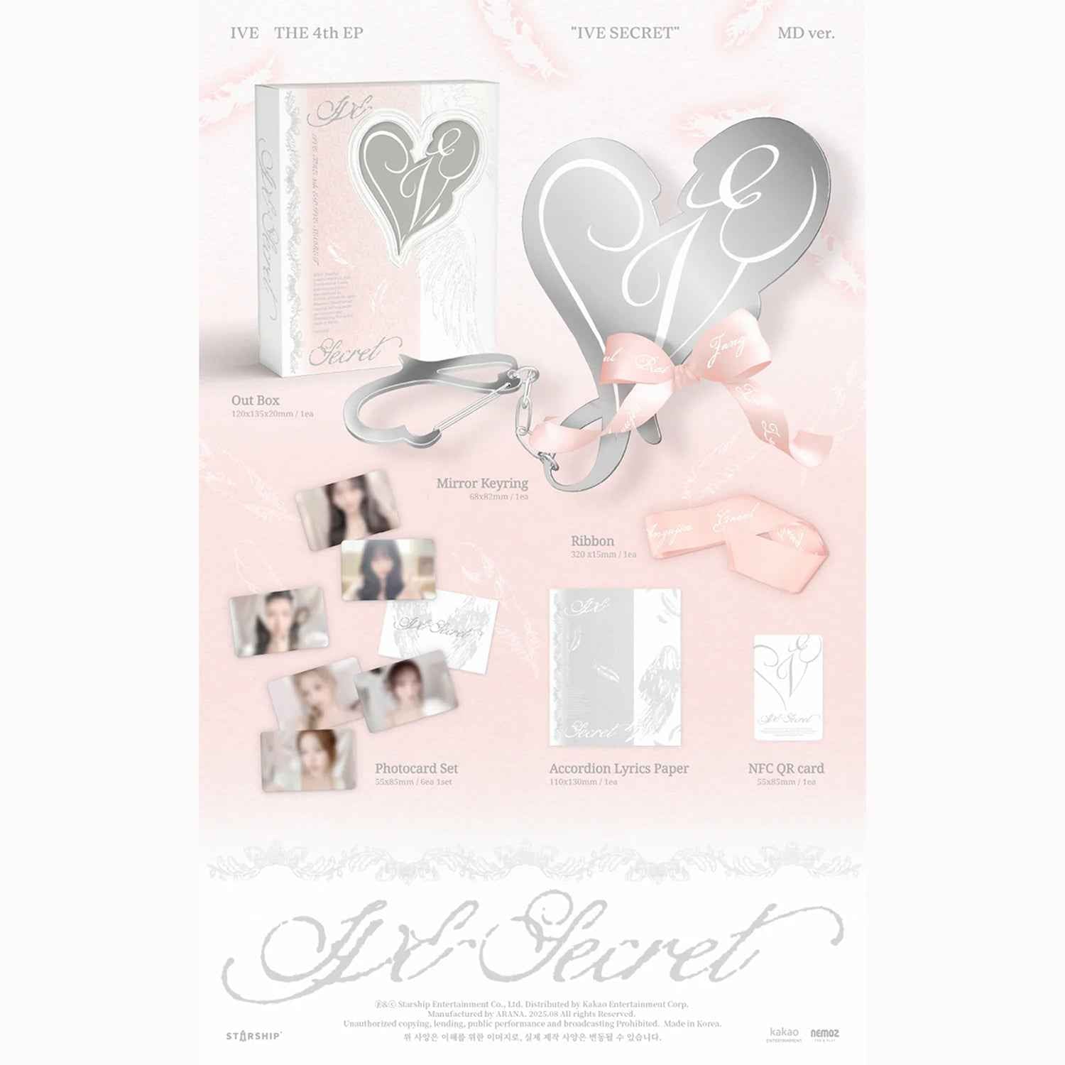 IVE - IVE SECRET [4th Mini Album] MD Ver.