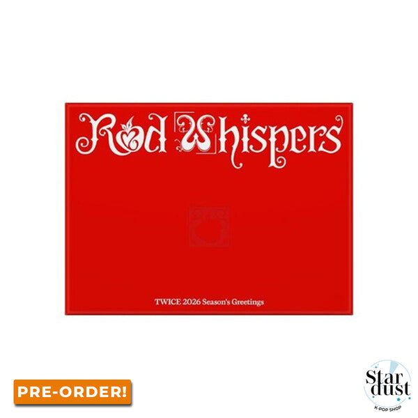 [PRE-ORDER] TWICE - 2026 SEASON'S GREETINGS [Red Whispers]