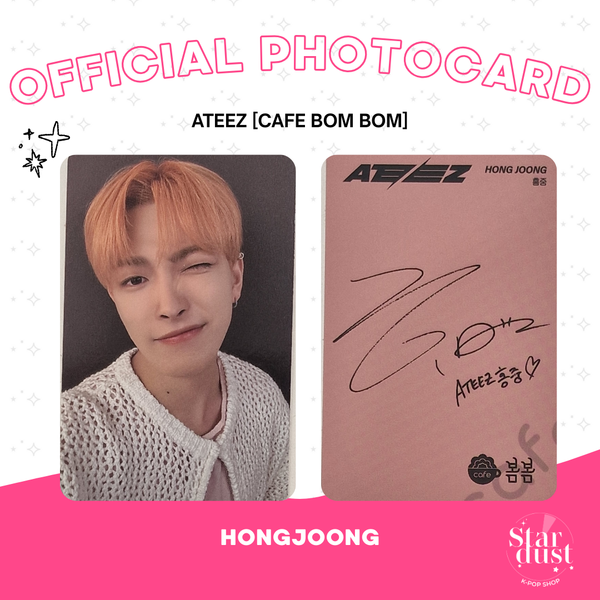 [PHOTOCARD] ATEEZ (HONGJOONG) - CAFE BOM BOM