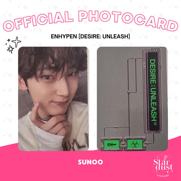 [PHOTOCARD] ENHYPEN (SUNOO) - DESIRE: UNLEASH