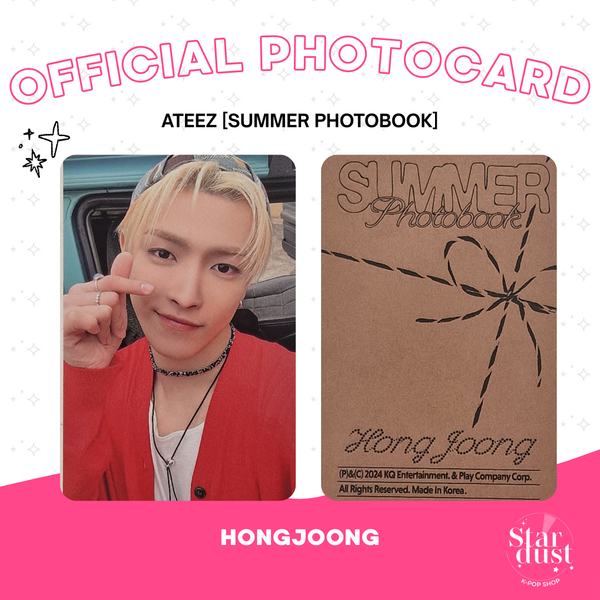 [PHOTOCARD] ATEEZ (HONGJOONG) - 2024 SUMMER PHOTOBOOK