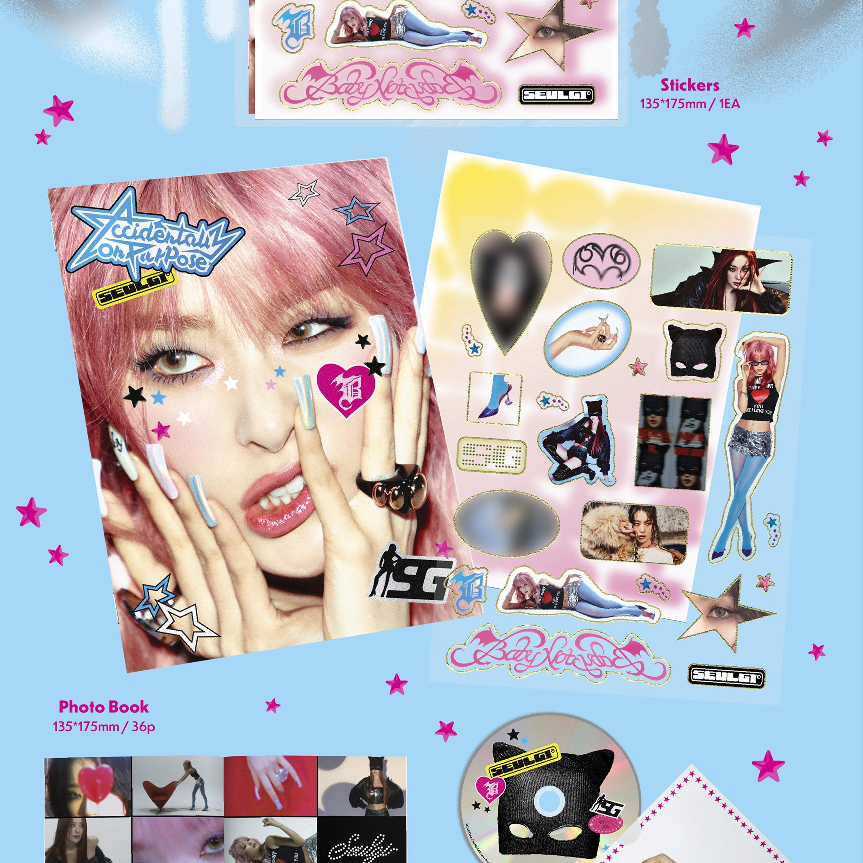 SEULGI - ACCIDENTALLY ON PURPOSE [2nd Mini Album] Sticker Ver. - Stardust K-pop Shop