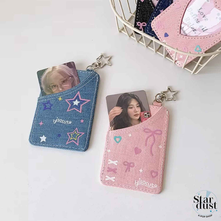 DENIM PHOTOCARD HOLDER