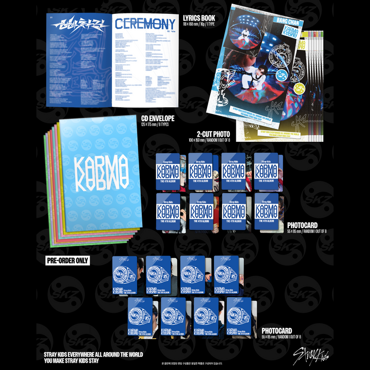 [PRE-ORDER] STRAY KIDS - KARMA [4th Album] Accordion Ver. - Stardust K-pop Shop
