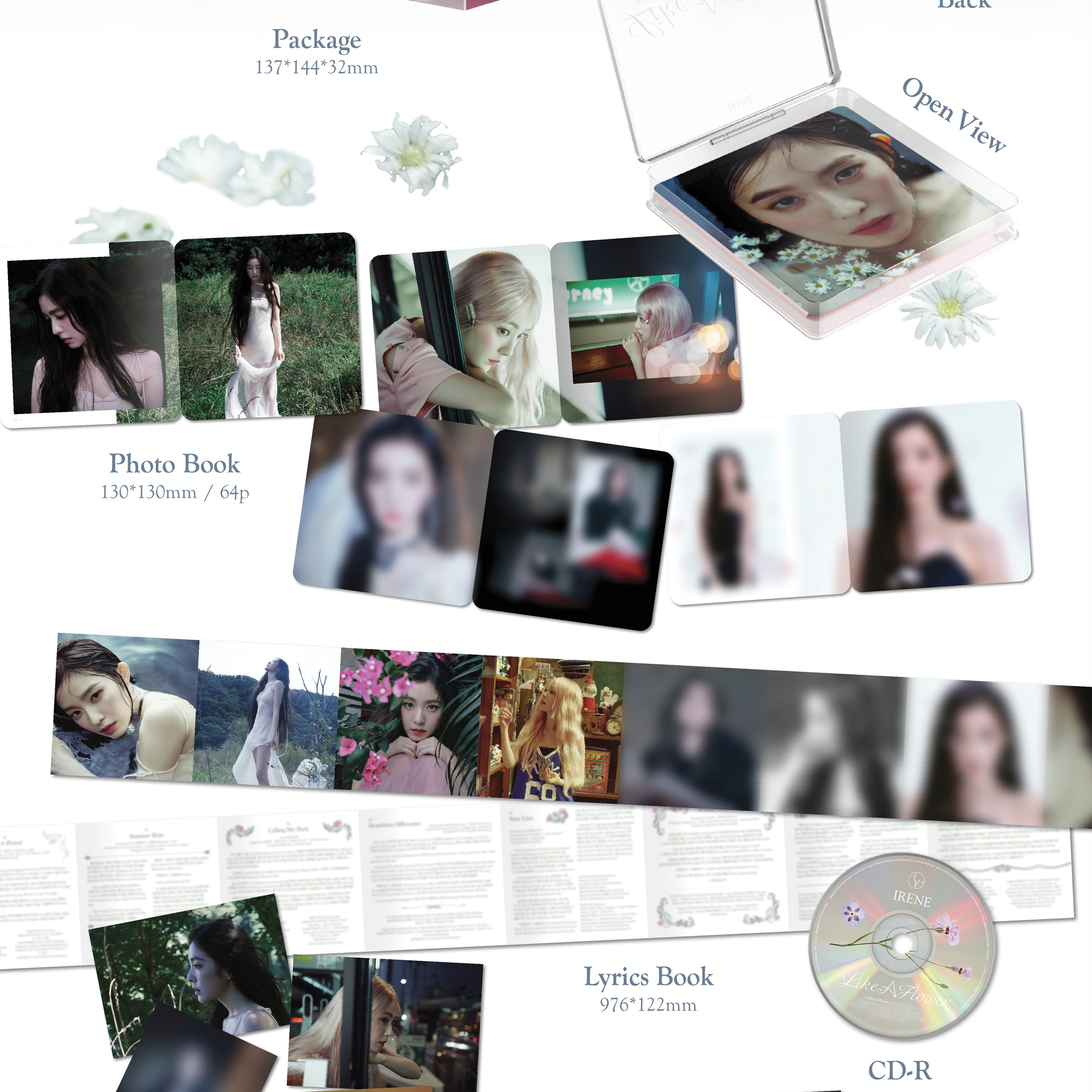 IRENE - LIKE A FLOWER [1st Mini Album] Case Ver. - Stardust K-pop Shop